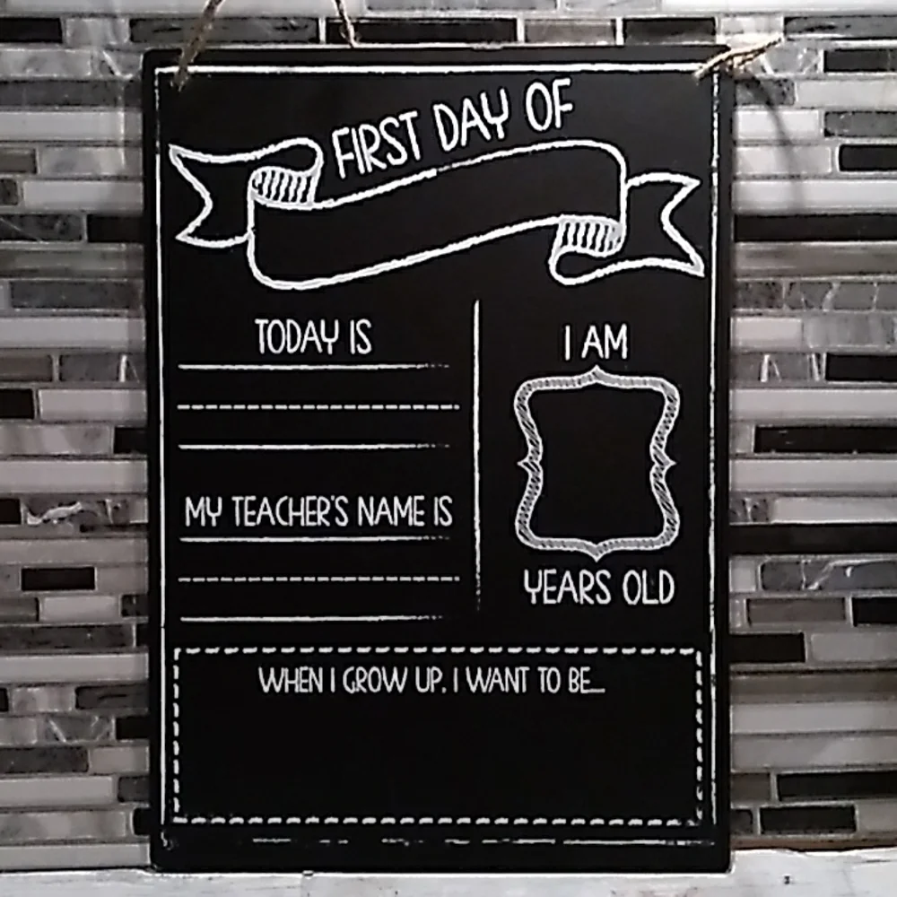 New 10 x 14 chalkboard photography sign